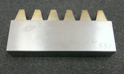 DELTAL Hobelkamm rack cutter m= 6 Angle 14°30 115x20mm