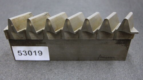 Hobelkamm rack cutter m= 6 Angle 20° 160x30mm 7 Zähne