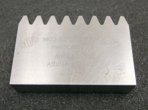 DELTAL Hobelkamm rack cutter m= 3,25 Angle 20° 80x20mm