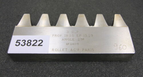 ROLLET PARIS Hobelkamm rack cutter DP3 Angle 29° Z=6