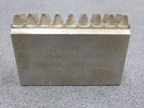 DELTAL Hobelkamm rack cutter m= 2,50 Angle 14°30 Z=9