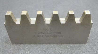 DELTAL Hobelkamm rack cutter m= 8 Angle 20° 150x20mm