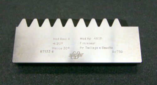 BRENIER Hobelkamm rack cutter m= 4 Angle 20° 155x30mm