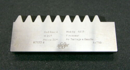 BRENIER Hobelkamm rack cutter m= 4 Angle 20° 155x30mm