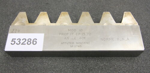 ROLLET PARIS Hobelkamm rack cutter m= 10 Angle 20°