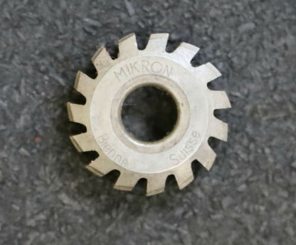 MIKRON Wälzfräser No. 72636 - Ø24x8xØ8mm 1gg. Rechts 15 Spanuten