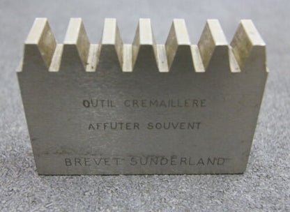 ROLLET PARIS Hobelkamm rack cutter m= 3,5 Angle 29°