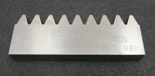 DELTAL Hobelkamm rack cutter m= 5 Angle 20° 143x20mm