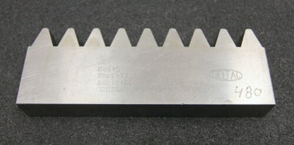 DELTAL Hobelkamm rack cutter m= 5 Angle 20° 143x20mm