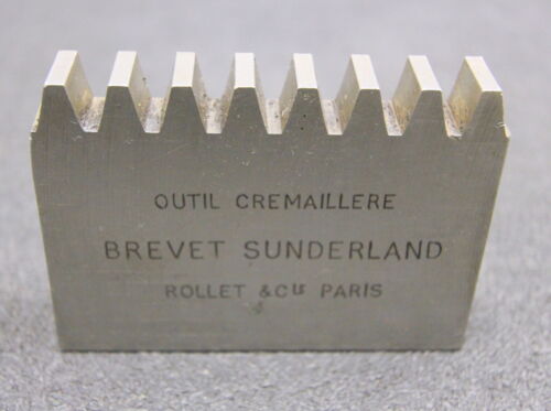 ROLLET PARIS Hobelkamm rack cutter m= 3 Angle 29° Z=8