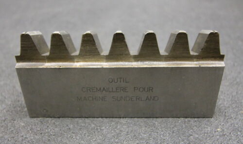 DELTAL Hobelkamm rack cutter m= 5 Angle 14°30 Z= 7