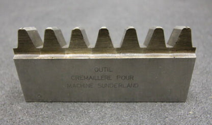 DELTAL Hobelkamm rack cutter m= 5 Angle 14°30 Z= 7