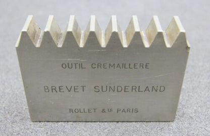 ROLLET PARIS Hobelkamm rack cutter m= 3 Angle 20°