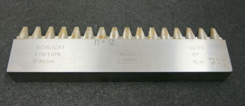 MAAG Hobelkamm rack cutter m= 3,5 Angle 15° 175x20mm