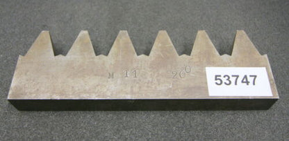 Hobelkamm rack cutter m= 11 Angle 20° 210x24mm Z=6