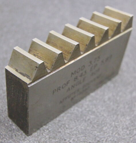 ROLLET PARIS Hobelkamm rack cutter m= 3,75 Angle 20°