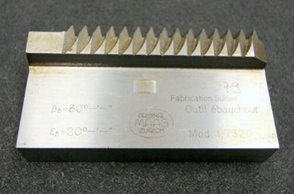MAAG Hobelkamm rack cutter m= 1,7320 Angle 20° 110x28mm