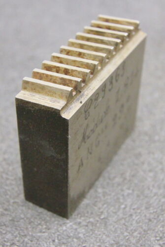 Hobelkamm rack cutter m= 1,814 Angle 29° 61x20mm