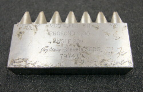 DELTAL Hobelkamm rack cutter m= 4 Angle 20° 88x20mm