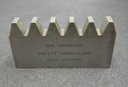 ROLLET PARIS Hobelkamm rack cutter m= 6 Angle 20° Z= 6