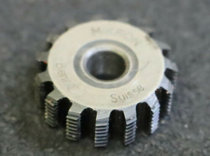 MIKRON Wälzfräser No. 72874 - Ø30x10xØ8mm 1gg. Rechts 15 Spanuten