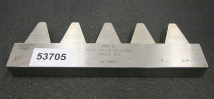 ROLLET PARIS Hobelkamm rack cutter m= 15 Angle 20° Z=5