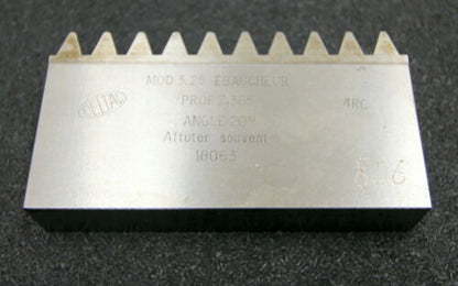 DELTAL Hobelkamm rack cutter f. MAAG-Wälzhobelmaschinen m= 3,25 Angle 20° 103x20mm