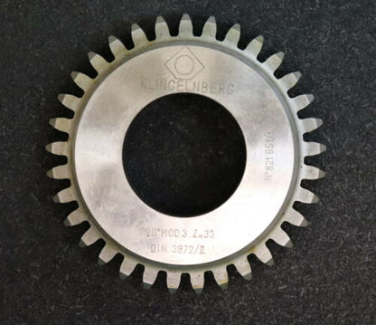 KLINGELNBERG Glockenschneidrad m= 3,0mm 20° EGW BPII nach DIN3972 haP0=1,25m ß=0°