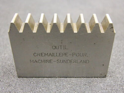 DELTAL Hobelkamm rack cutter m= 3 Angle 20° 74x20mm