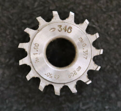 MIKRON Vollstahl-Wälzfräser No. 0346 m= 0,357 20°EGW ho= 1,00 - Ø24x10xØ8mm