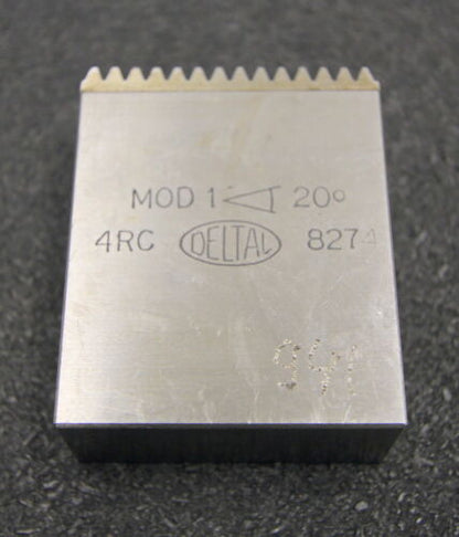 DELTAL Hobelkamm rack cutter m= 1 Angle 20° 44x20mm