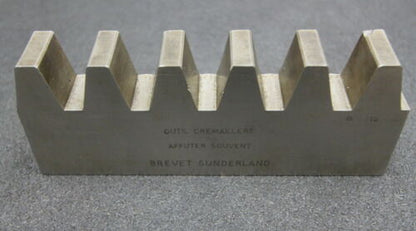 ROLLET PARIS Hobelkamm rack cutter m= 9,096 Angle 29°