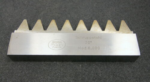 MAAG Hobelkamm rack cutter m= 6,000 Angle 20° 153x20mm