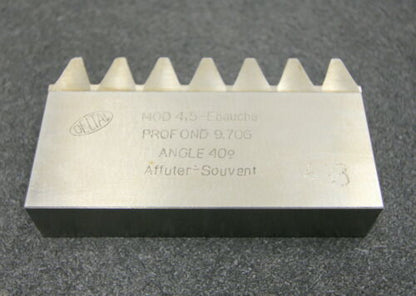 DELTAL Hobelkamm rack cutter m= 4,5 Angle 20° 100x20mm