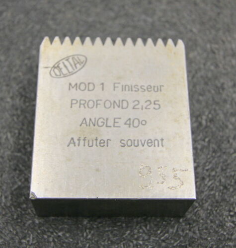 DELTAL Hobelkamm rack cutter m= 1 Angle 20° Z=14