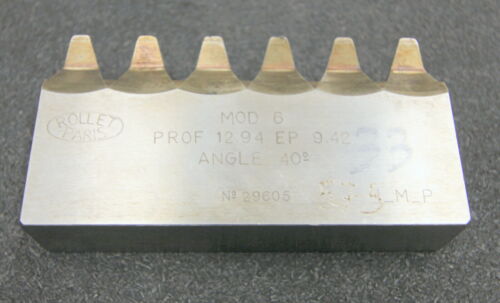 ROLLET PARIS Hobelkamm rack cutter m= 6 Angle 20°