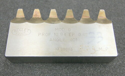 ROLLET PARIS Hobelkamm rack cutter m= 6 Angle 20°