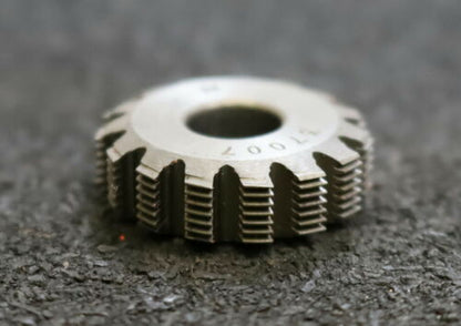 MIKRON Wälzfräser No. 37007 - Ø23x7xØ8mm 1gg. Rechts 15 Spanuten