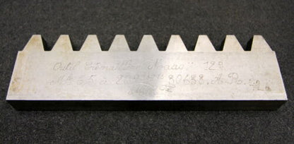 Hobelkamm rack cutter m= 6,5 Angle 20° 165x14mm Z= 9