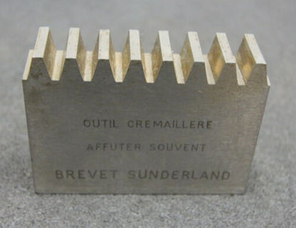 ROLLET PARIS Hobelkamm rack cutter DP9 Angle 29°