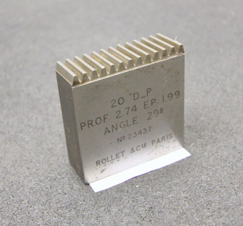 ROLLET PARIS Hobelkamm rack cutter DP20 Angle 29°