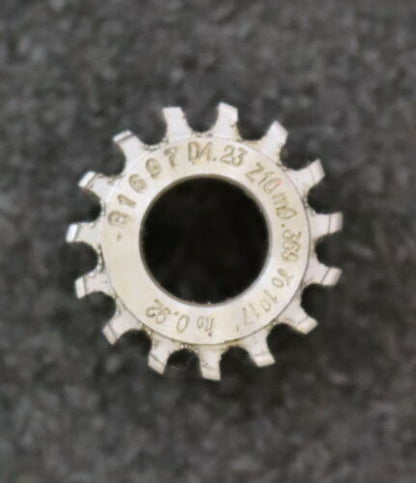 MIKRON Vollstahl-Wälzfräser No. 81697 m= 0,369 ho= 0,92 Abmessungen Ø18x10x8mm