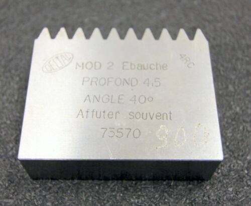 DELTAL Hobelkamm rack cutter m= 2 Angle 20° 63x20mm