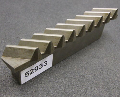 BRENIER Hobelkamm rack cutter m= 5 Angle 20° 180x30mm