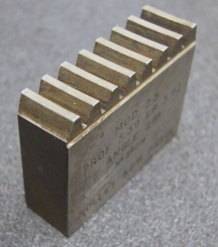 ROLLET PARIS Hobelkamm rack cutter m= 2,5 Angle 29°