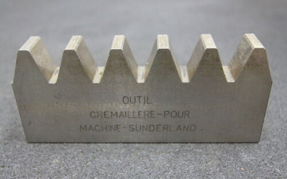 DELTAL Hobelkamm rack cutter m= 6,5 Angle 20° 120x20mm