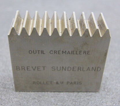 ROLLET PARIS Hobelkamm rack cutter f. MAAG-Wälzhobelmaschinen m= 2 Angle 20° Z=10