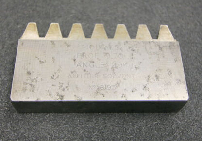 ROLLET PARIS Hobelkamm rack cutter m= 4,5 Angle 29°