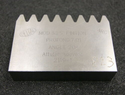 DELTAL Hobelkamm rack cutter m= 3,25 Angle 20° 80x20mm