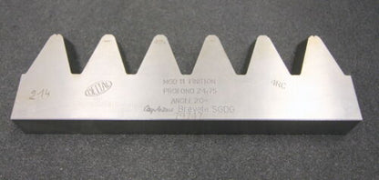 DELTAL Hobelkamm rack cutter m= 11 Angle 20° 210x25mm